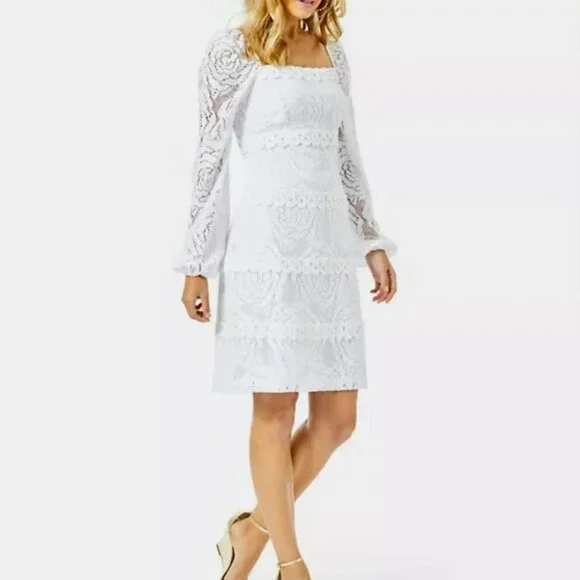 Lilly Pulitzer Zoella Dress in Resort White - Picture 2 of 14